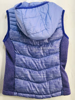 Free Country Girl Hooded Puffer Vest Hombre Purple Girls 5/6