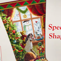 OPEN BOX/UNCOUNTED PUZZLE: SunsOut 800 PC Special Shape A Boys' Stocking