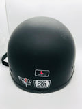 Skid Lid Black Skull Cap Helmet Adult L