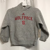 Adidas (LT STAINING) Gray "Wolfpack" Hoodie Boys 3