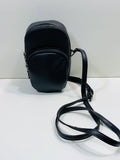 Unbranded Crossbody Mini Purse Black Vegan Leather 7" x 4"