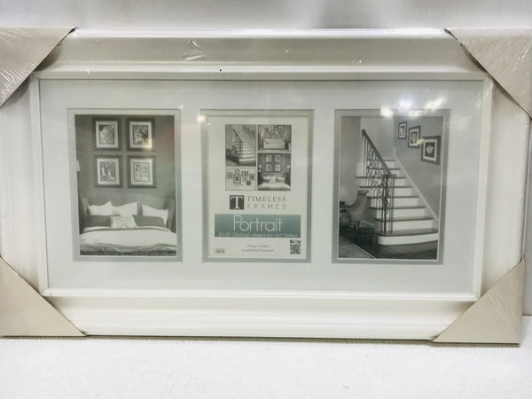 NEW! 3 Part 4x6 Picture Frame White