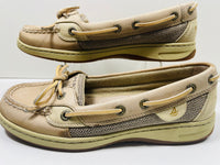 Sperry Top Sider Tan Leather Shoes Ladies 6.5