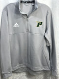 ADIDAS Aeroready "Pinecrest" Half-Zip Grey Athletic Pullover Ladies L