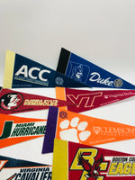 LT WEAR Atlantic Coast Conference (ACC) 9" x 4" Mini College Pennants 12 pcs