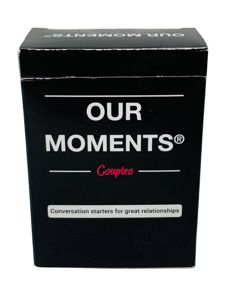 NEW! Our Moments COUPLES Edition: Conversation Starters for Great Relationships