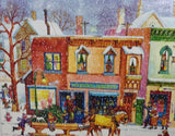 uncounted puzzle 1000 pc springbok christmas Village