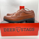 NEW! Deer Stages Dress Shoe Tan Leather Boys 3.5