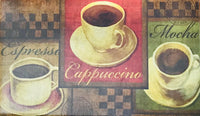 Mat/Rug/Standing Mat:Coffee Themed Memory Foam 30" x 18"