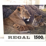 OPEN BOX UNCOUNTED PUZZLE: 1500 PC Regal Family Pride