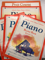 Alfred's Basic Piano Library Set 17 Books: Level 1A thru Level 5