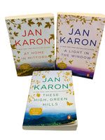 3 Soft Cover Book Set by Jan Karon Books have Wear