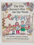 Vintage Book 1982 Oversize Hard Cover Book The Day Jimmy's Boa Ate the Wash