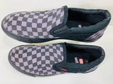 Ecko UNLTD Slip On Sneaker Purpleish Gray & Black Checkers Ladies 7, Boys 5