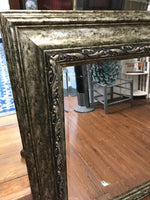 Large Wall Mirror w/ Distressed Frame 38" x 32"  (LP)