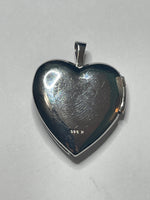 Sterling Silver 925 Necklace Pendant Locket I LOVE YOU