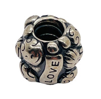 Sterling Silver 925 PANDORA STYLE BEAD Love / Family