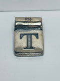 Pandora Charm Sterling Silver 925 "T"