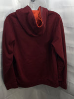 Under Armour Burgandy / Orange Hoodie Mens SM