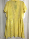 NWT! H&M Divided Dress Yellow with little black Dots Ladies L