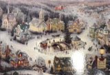 OPEN BOX/INCOUNTED Puzzle 1000 pc Thomas Kinkade Snowy Village