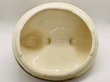 Ceramic Rooster Decroative Dish Cover/Lid SO CUTE! 12" Oval WITH HANDLE!