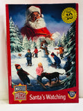 OPEN BOX/UNCOUNTED PUZZLE: Master Pieces 550 PC Santa's Watching