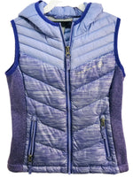 Free Country Girl Hooded Puffer Vest Hombre Purple Girls 5/6