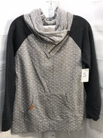 Maurices 2 Tone Grey Polka Dot Pullover Ladies S