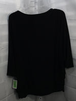 MSK Black Shirt With Silver Jewels Ladies L/XL