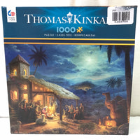 OPEN BOX UNCOUNTED PUZZLE: 1000 PC Thomas Kinkade Studios The Nativity