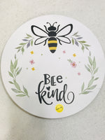 Wooden Decorative Lazy Susan BEE KIND 14"