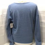 SO Light Blue Long Sleeve Shirt Ladies S