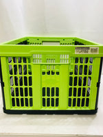 Clever Crates Collapsible Utility Box SHOWS WEAR Black & Green