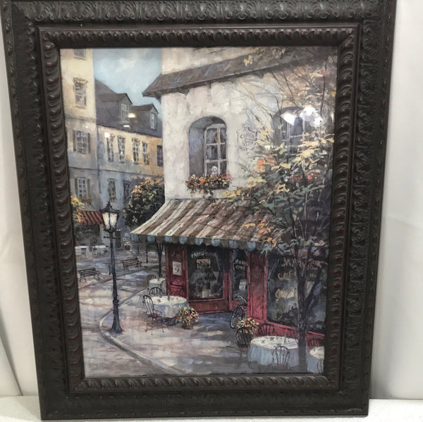 Mary's Cafe Framed Wall Art  25" x 21"