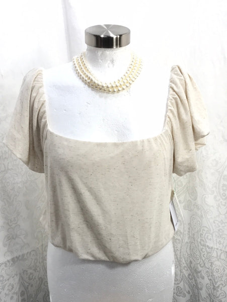 O'Neill NWT Heather Beige Crop Top Juniors XL