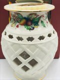 NEW! Lenox Holiday Tartan Fragrance Warmer with Yankee Candle French Vanilla Tart