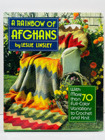 Crafting Book: A Rainbow of Afghans by Leslie Linsley