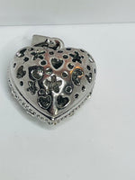 Pandora Charm Sterling Silver 925 3D Puff Heart