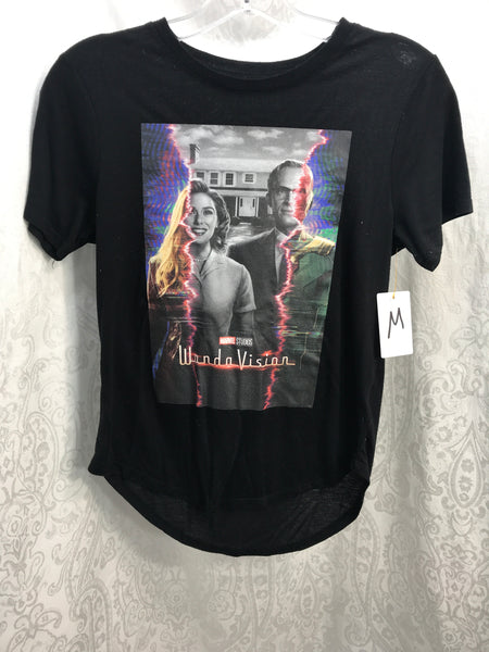 Graphic Tee Black Marvel Studios Wanda Vision Juniors M