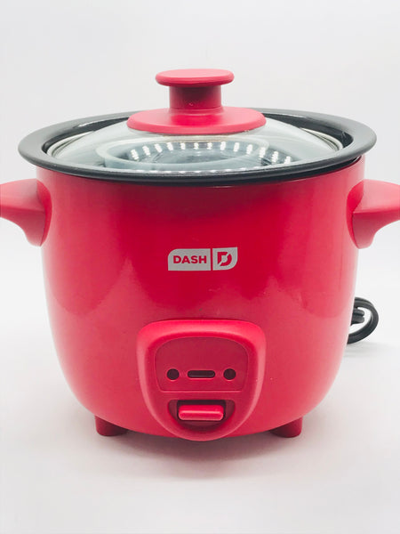 TESTED Dash Mini Rice/Food Cooker Steamer Red