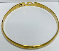 Gold Tone LOVE Bangle Bracelet