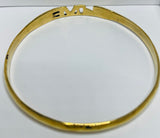 Gold Tone LOVE Bangle Bracelet