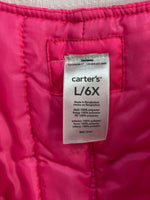 SNOW BIB Carters Pink Girls 6X