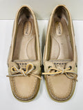 Sperry Top Sider Tan Leather Shoes Ladies 6.5