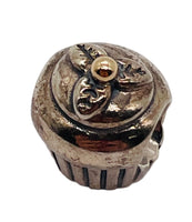 Sterling Silver 925 PANDORA STYLE BEAD Cupcake