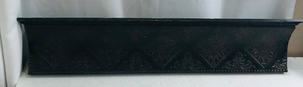 Hobby Lobby Wall Mount Shelf w/ Tin Accent 36" x 5.5" x 7"