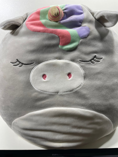 Squishmallows Teresa Sleeping Unicorn Large 16" FRESHLY LAUNDERED!