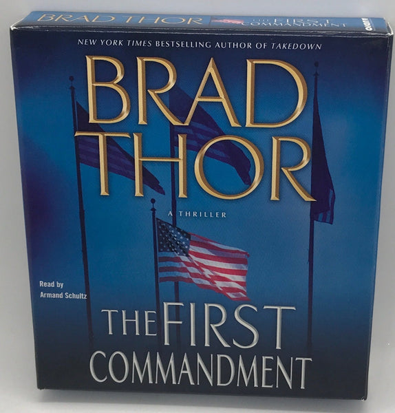 AUDIO BOOK ON CD - BRAD THOR - The First Commandment