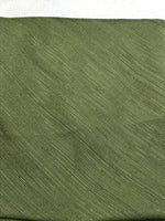 Food Network Table Cloth Round Ribbed Green 76"